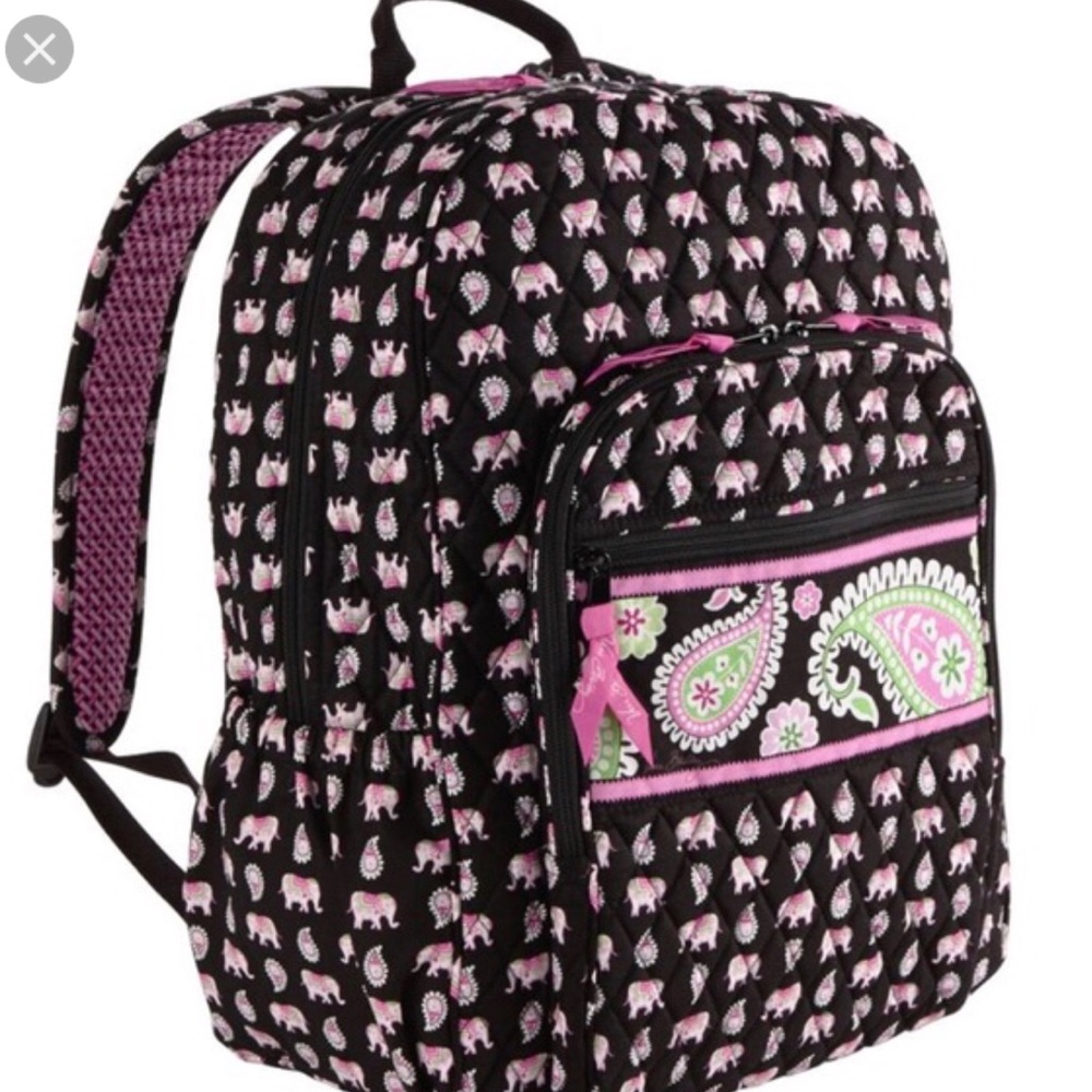 ‼️VERA BRADLEY LARGE PINK ELEPHANT BACKPACK‼️